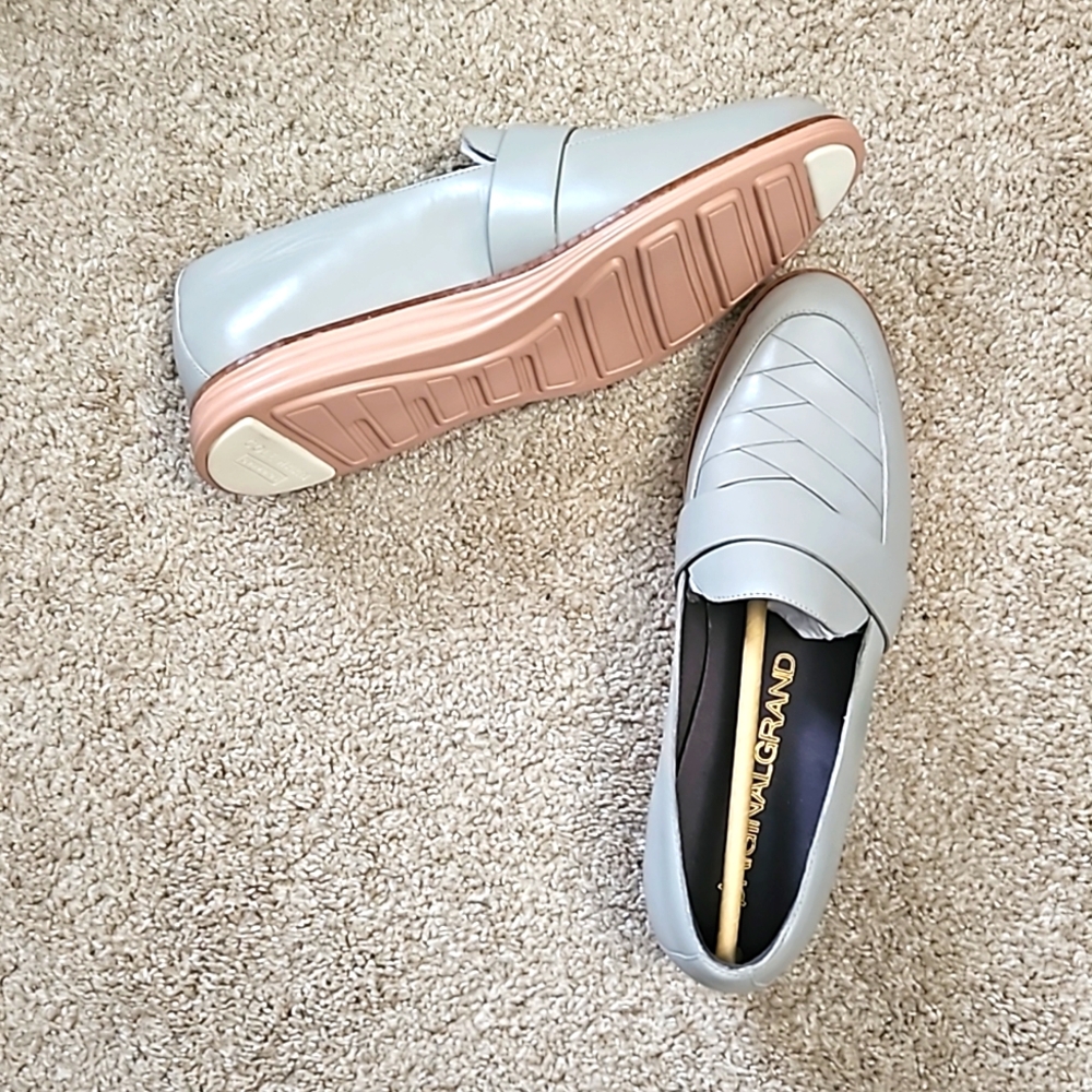 Cole Haan original grand gray loafers NIB